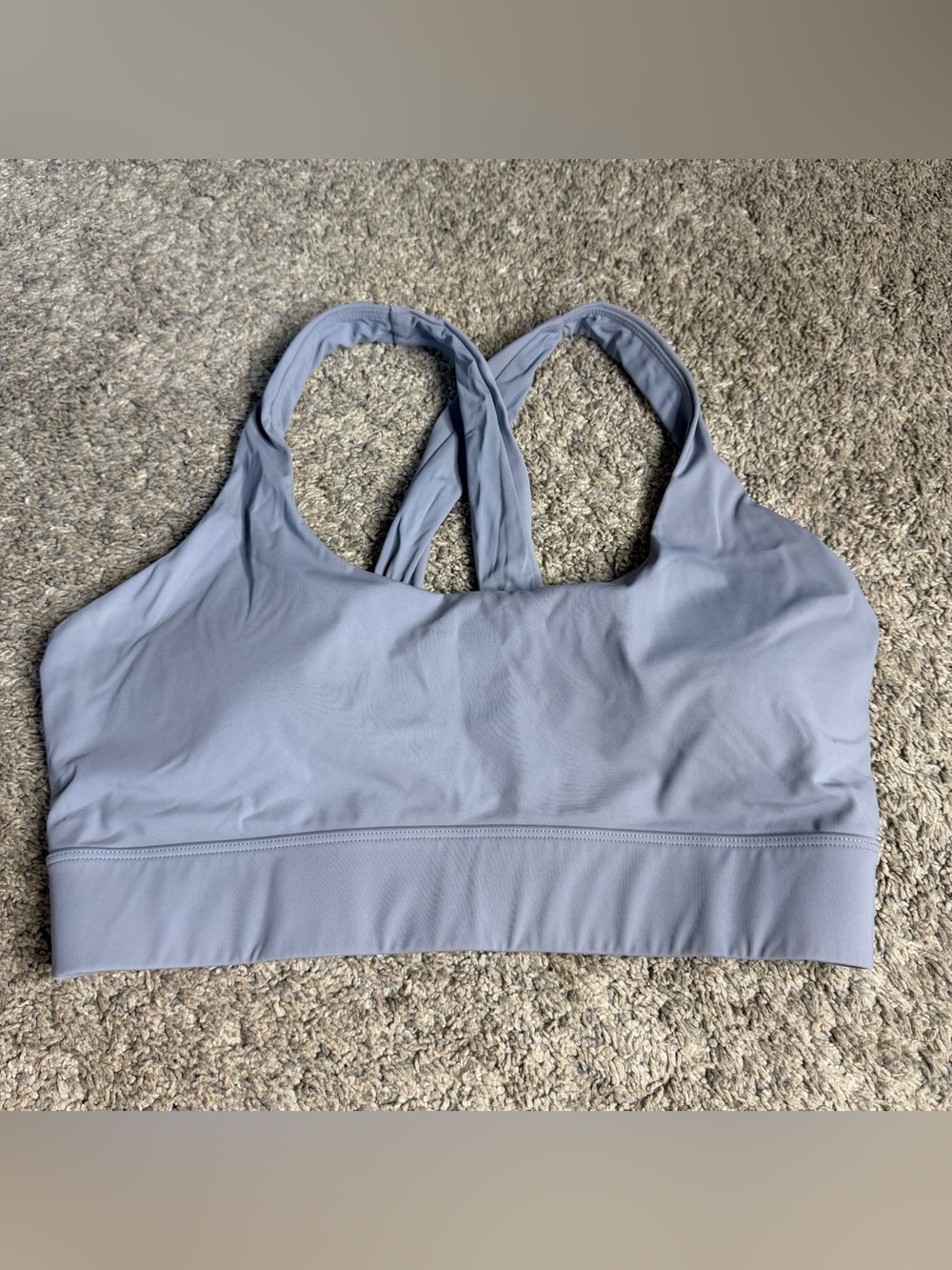 Greyson Scarlett Soleil Sports Bra Medium blue periwinkle golf athletic designer